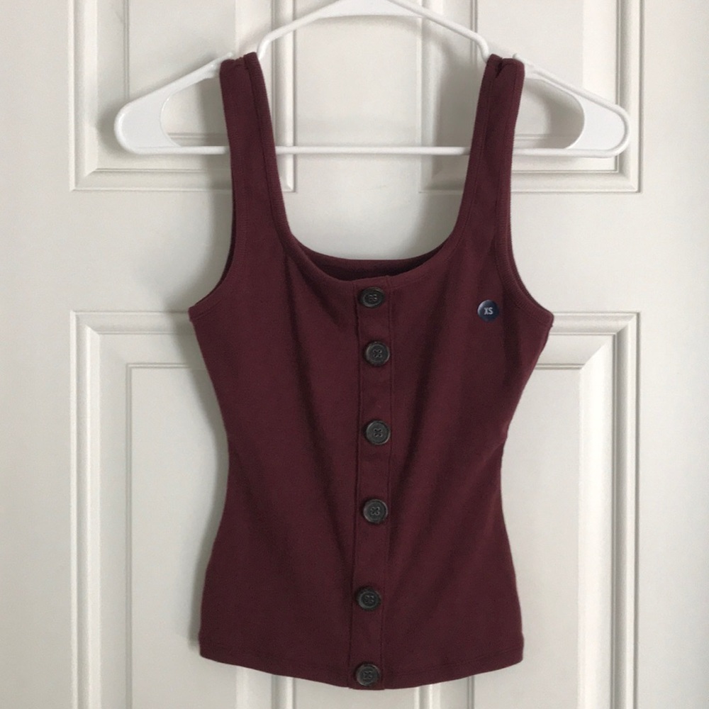 Abercrombie & Fitch Button Front Tank XS